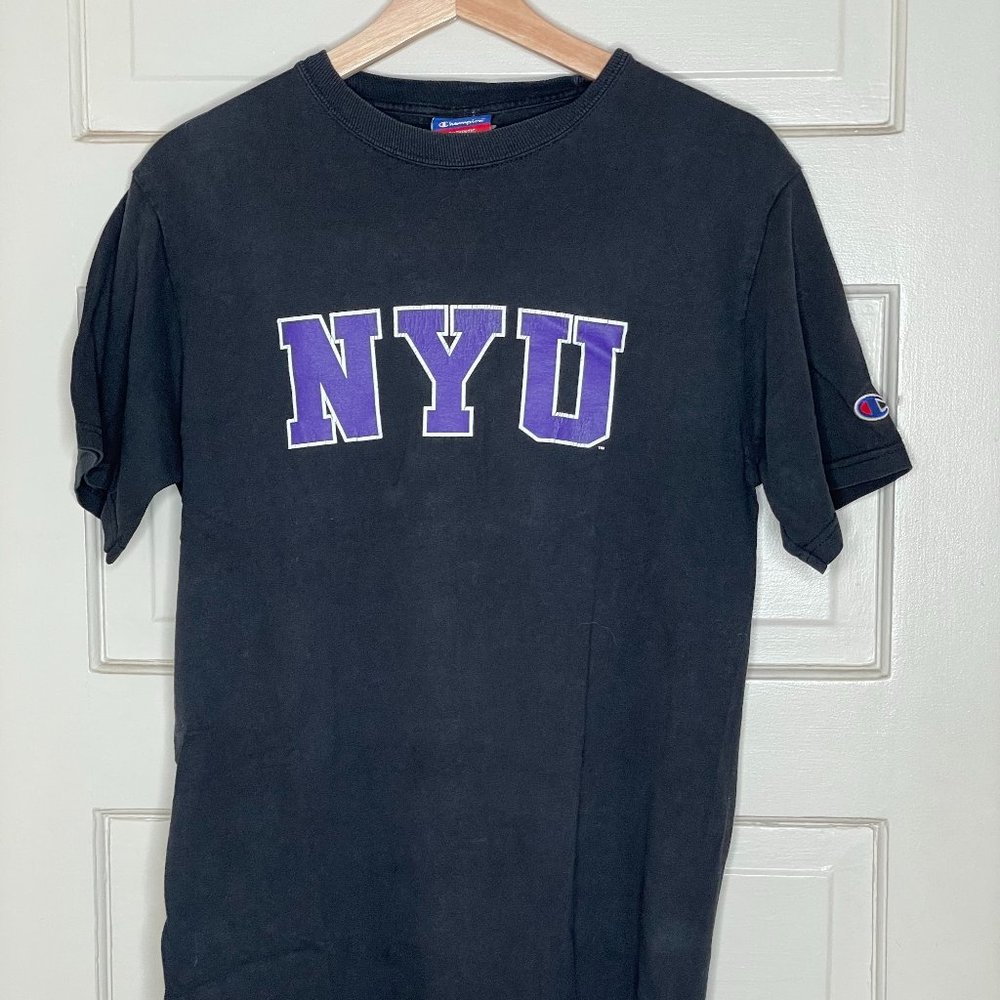 NYU champion t-shirt
